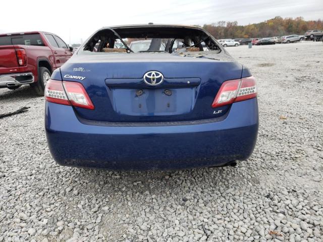 4T1BF3EK0BU716908 - 2011 TOYOTA CAMRY BASE BLUE photo 6