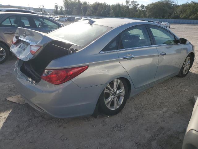 5NPEC4AC6BH105127 - 2011 HYUNDAI SONATA SE BLUE photo 3