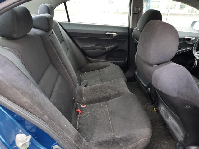 2HGFA1E66BH006671 - 2011 HONDA CIVIC LX-S Կապույտ լուսանկար 10