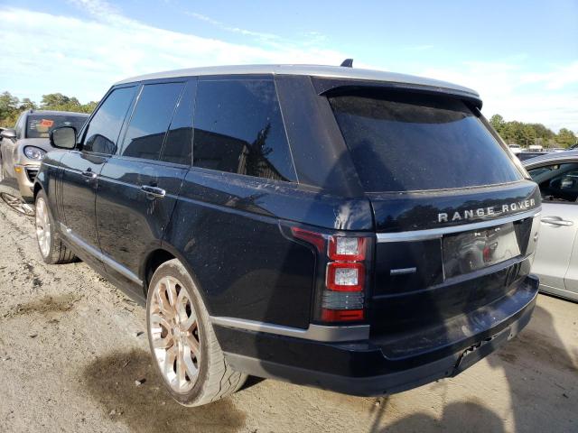 SALGV2EF6GA246024 - 2016 LAND ROVER RANGE ROVE AUTOBIOGRAPHY BLACK photo 2