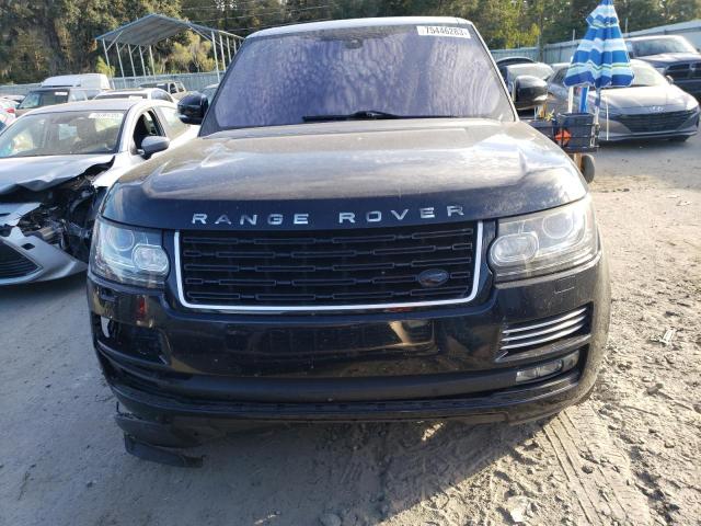 SALGV2EF6GA246024 - 2016 LAND ROVER RANGE ROVE AUTOBIOGRAPHY BLACK photo 5