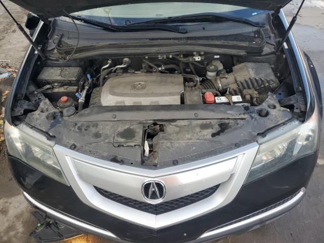 2HNYD2H66BH543017 - 2011 ACURA MDX TECHNOLOGY BLACK photo 12