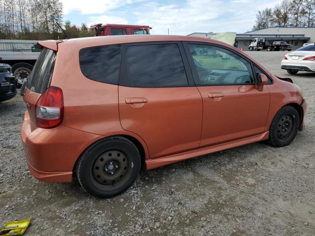 JHMGD38687S013833 - 2007 HONDA FIT S 橙色 照片 3