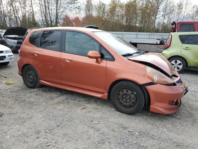 JHMGD38687S013833 - 2007 HONDA FIT S 橙色 照片 4