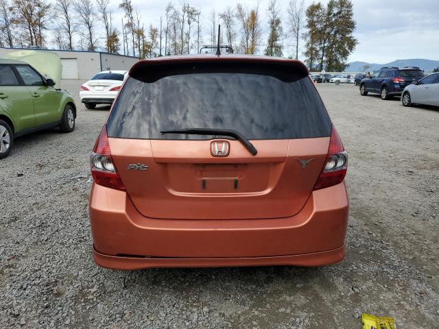 JHMGD38687S013833 - 2007 HONDA FIT S 橙色 照片 6