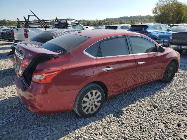 3N1AB7AP1HL652985 - 2017 NISSAN SENTRA S RED photo 3