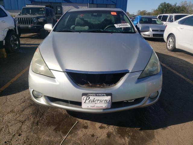 4T1CA38P24U005935 - 2004 TOYOTA CAMRY SOLA SE SILVER photo 5