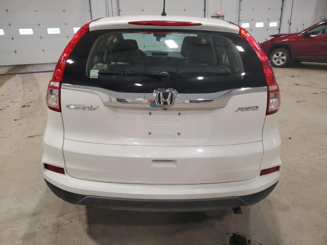 5J6RM4H39GL037262 - 2016 HONDA CR-V LX WHITE photo 6