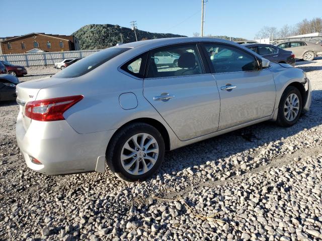 3N1AB7AP1KY442137 - 2019 NISSAN SENTRA S SILVER photo 3