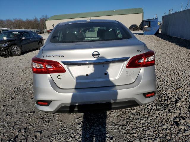 3N1AB7AP1KY442137 - 2019 NISSAN SENTRA S SILVER photo 6