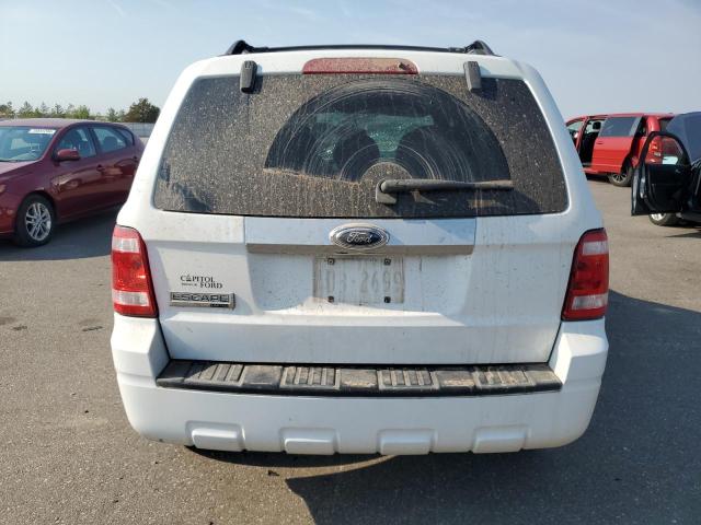 1FMCU04168KE63454 - 2008 FORD ESCAPE LIMITED WHITE photo 6