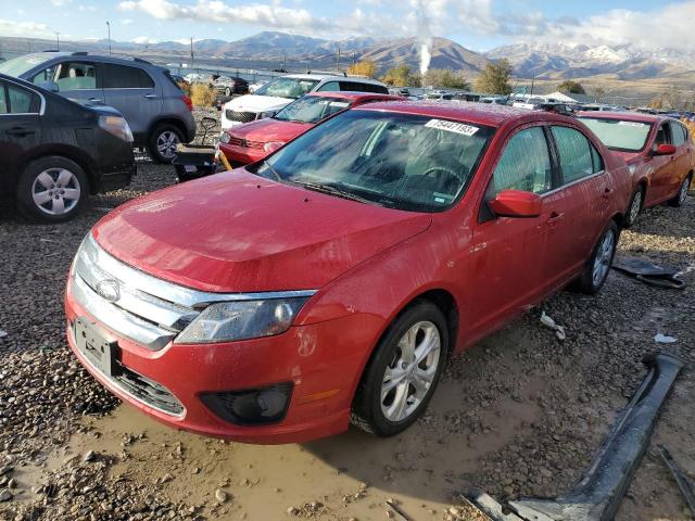 3FAHP0HA2CR401121 - 2012 FORD FUSION SE RED photo 1