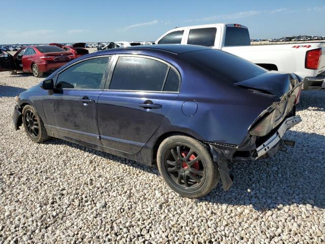 1HGFA16568L035671 - 2008 HONDA CIVIC LX BLUE photo 2