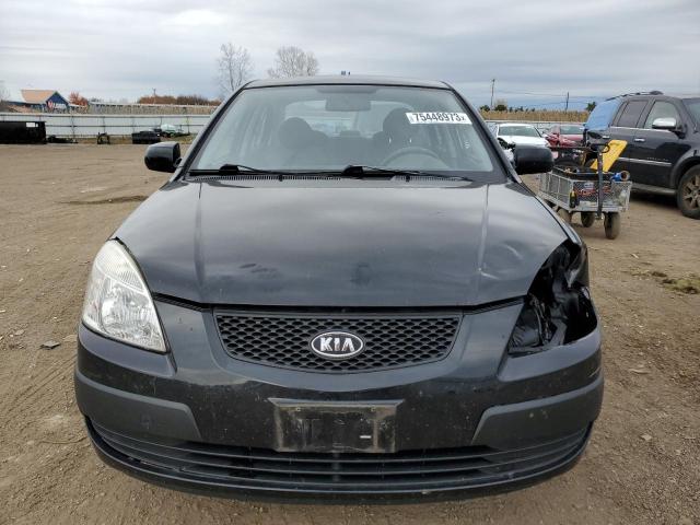 KNADE223996504561 - 2009 KIA RIO BASE BLACK photo 5