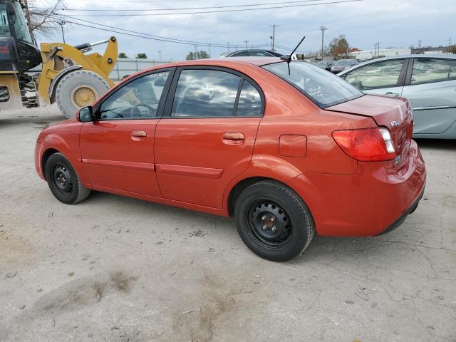 KNADH4A32A6639695 - 2010 KIA RIO LX RED photo 2