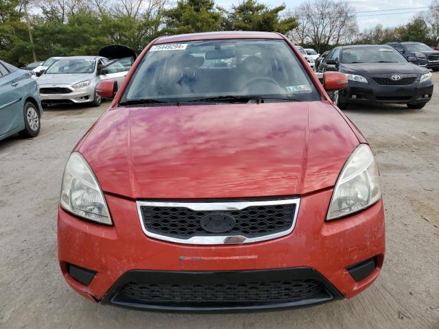 KNADH4A32A6639695 - 2010 KIA RIO LX RED photo 5