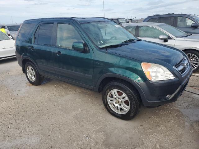 JHLRD78882C035680 - 2002 HONDA CR-V EX GREEN photo 4