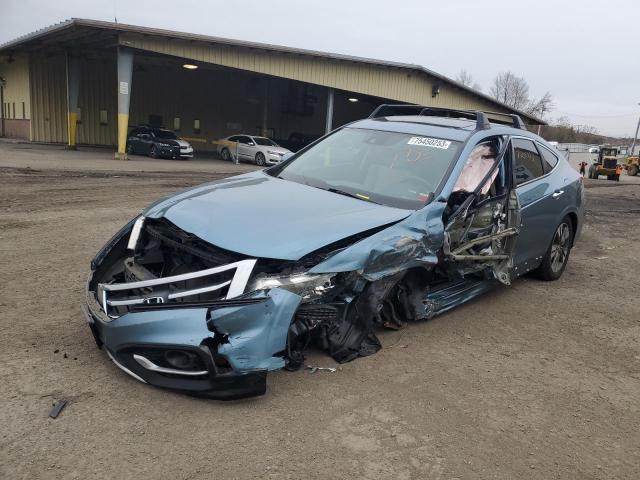 5J6TF2H58EL001355 - 2014 HONDA CROSSTOUR EXL 蓝色 照片 1