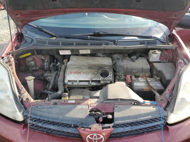 5TDZA23C75S381520 - 2005 TOYOTA SIENNA CE BURGUNDY photo 12