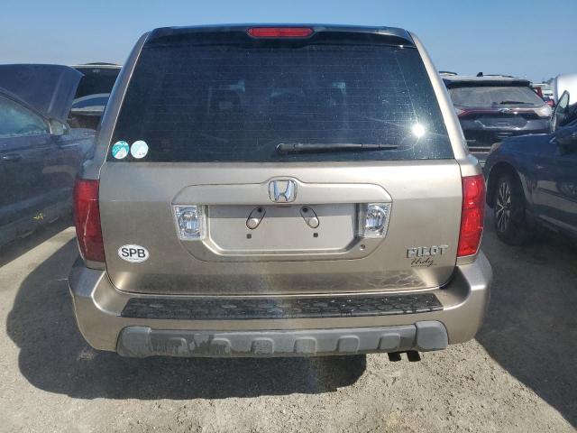 2HKYF18105H557439 - 2005 HONDA PILOT LX GOLD photo 6