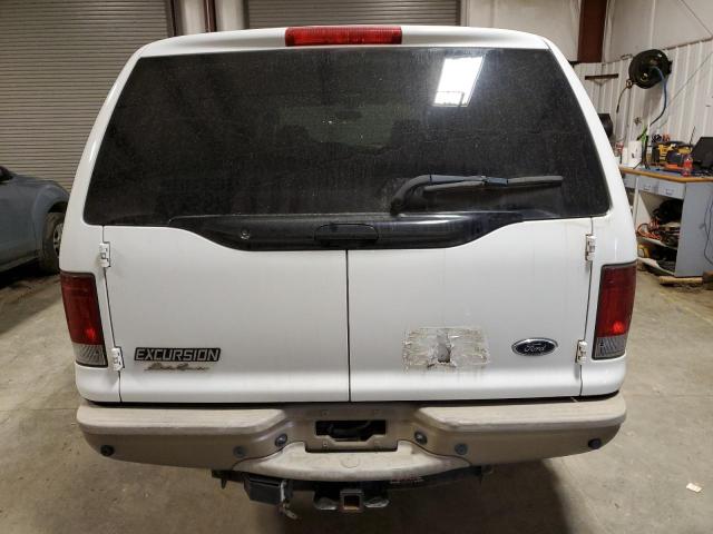 1FMSU45P45EA75350 - 2005 FORD EXCURSION EDDIE BAUER WHITE photo 6