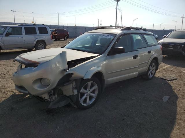 4S4BP61CX67328375 - 2006 SUBARU LEGACY OUTBACK 2.5I BEIGE photo 1