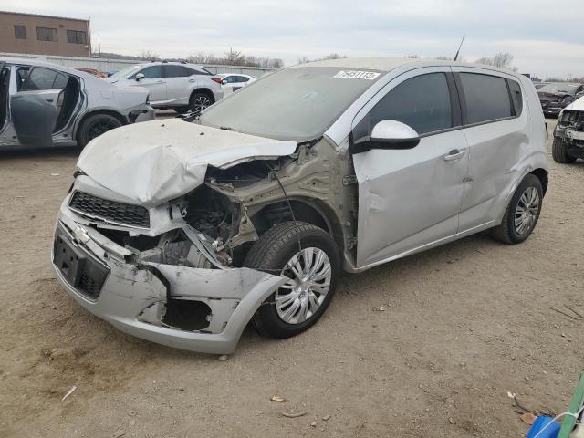 1G1JB6SH2D4182134 - 2013 CHEVROLET SONIC LS 银色 照片 1