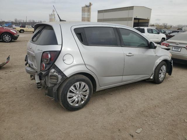 1G1JB6SH2D4182134 - 2013 CHEVROLET SONIC LS 银色 照片 3