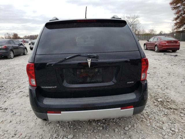 2CKDL43F086073381 - 2008 PONTIAC TORRENT BLACK photo 6