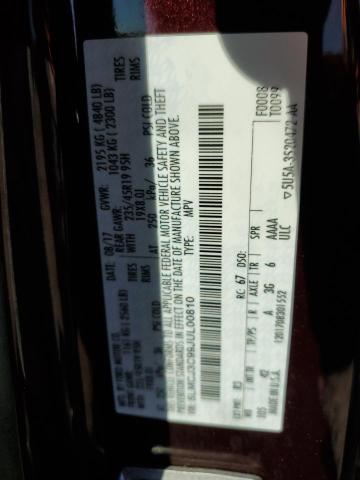 5LMCJ3C99JUL00810 - 2018 LINCOLN MKC RESERVE 紫色 照片 12