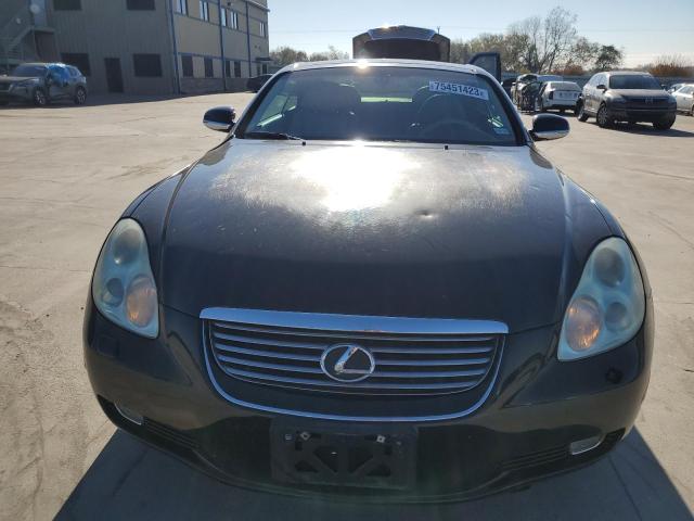 JTHFN48Y640049883 - 2004 LEXUS SC 430 BLACK photo 5