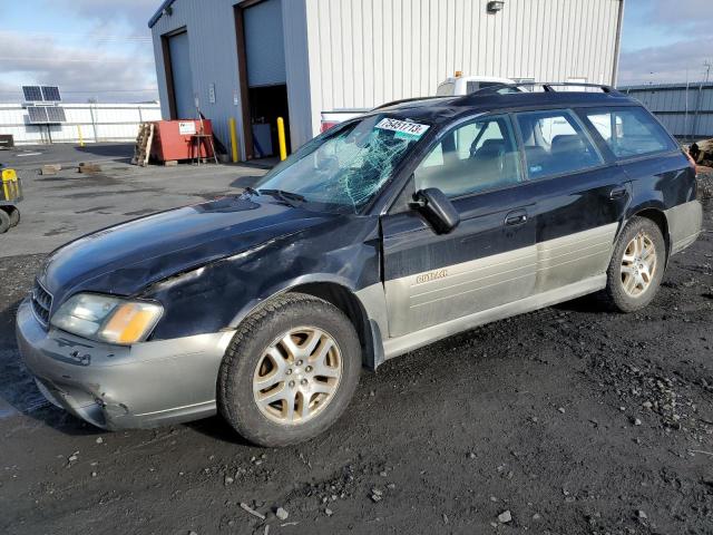 4S3BH686036613105 - 2003 SUBARU LEGACY OUTBACK LIMITED BLACK photo 1