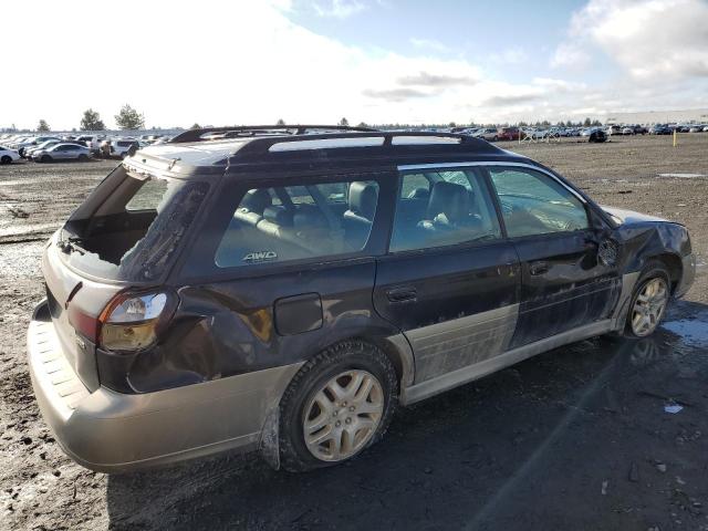 4S3BH686036613105 - 2003 SUBARU LEGACY OUTBACK LIMITED BLACK photo 3