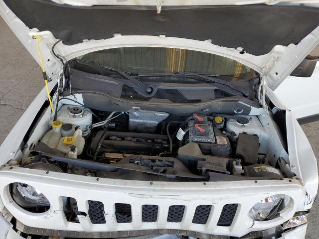 1C4NJPFA8ED887925 - 2014 JEEP PATRIOT LATITUDE WHITE photo 11