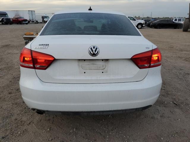 1VWBP7A31DC086376 - 2013 VOLKSWAGEN PASSAT SE WHITE photo 6