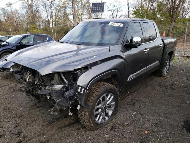 5TFMA5DB9PX076762 - 2023 TOYOTA TUNDRA CREWMAX PLATINUM Grau Foto 1