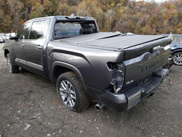 5TFMA5DB9PX076762 - 2023 TOYOTA TUNDRA CREWMAX PLATINUM GRAY photo 2