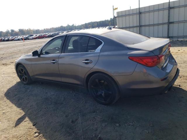 JN1BV7AR8EM693452 - 2014 INFINITI Q50 BASE GRAY photo 2