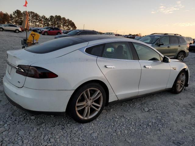 5YJSA1S15EFP47023 - 2014 TESLA MODEL S Սպիտակ լուսանկար 3