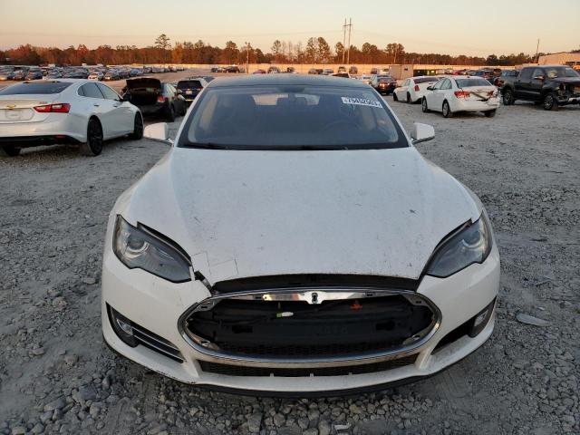 5YJSA1S15EFP47023 - 2014 TESLA MODEL S Սպիտակ լուսանկար 5