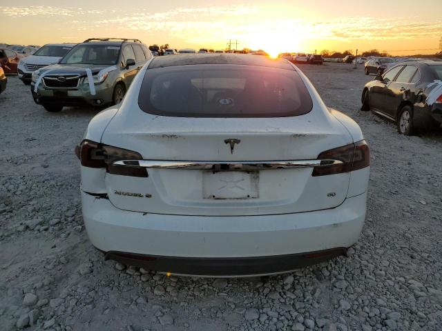 5YJSA1S15EFP47023 - 2014 TESLA MODEL S Սպիտակ լուսանկար 6