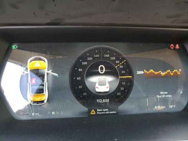 5YJSA1S15EFP47023 - 2014 TESLA MODEL S Սպիտակ լուսանկար 9