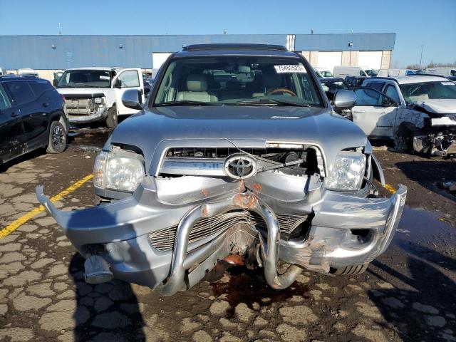 5TDBT48A77S281354 - 2007 TOYOTA SEQUOIA LIMITED SILVER photo 5