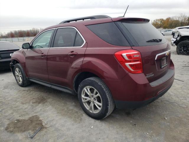 2GNALCEK8H1597235 - 2017 CHEVROLET EQUINOX LT BURGUNDY photo 2