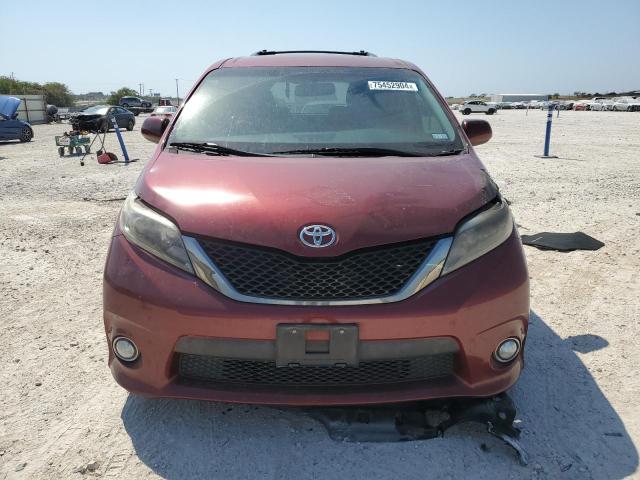 5TDXK3DC1GS762534 - 2016 TOYOTA SIENNA SE MAROON photo 5