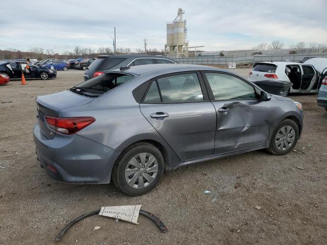 3KPA24AD6LE334343 - 2020 KIA RIO LX GRAY photo 3