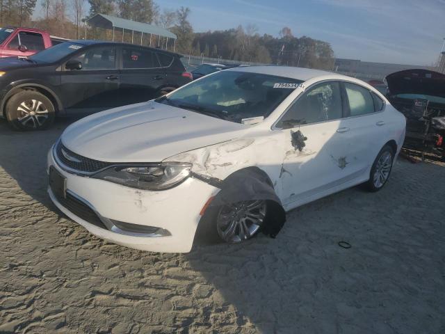 1C3CCCAB6FN529166 - 2015 CHRYSLER 200 LIMITED WHITE photo 1