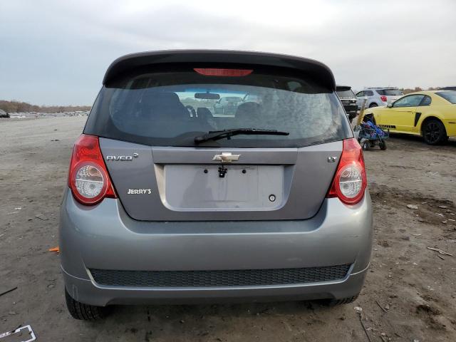 KL1TD66E99B321230 - 2009 CHEVROLET AVEO LS GRAY photo 6