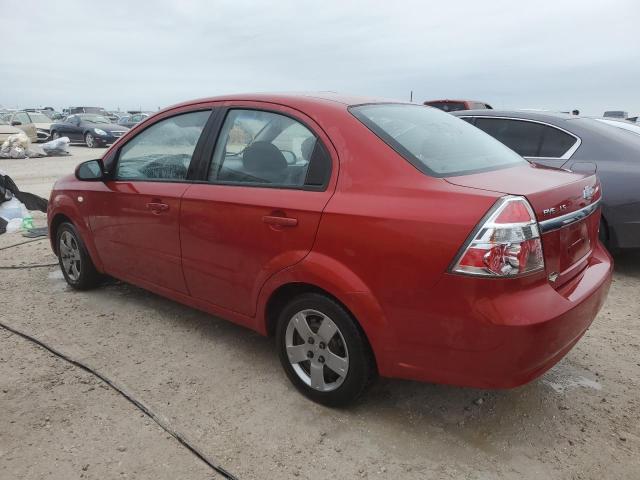 KL1TD56637B138891 - 2007 CHEVROLET AVEO BASE Tünd qırmızı foto 2