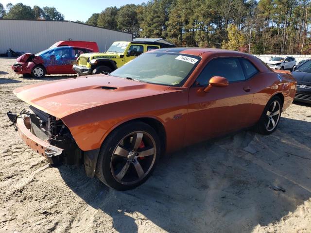 2B3CJ7DJ2BH526670 - 2011 DODGE CHALLENGER SRT-8 ORANGE photo 1